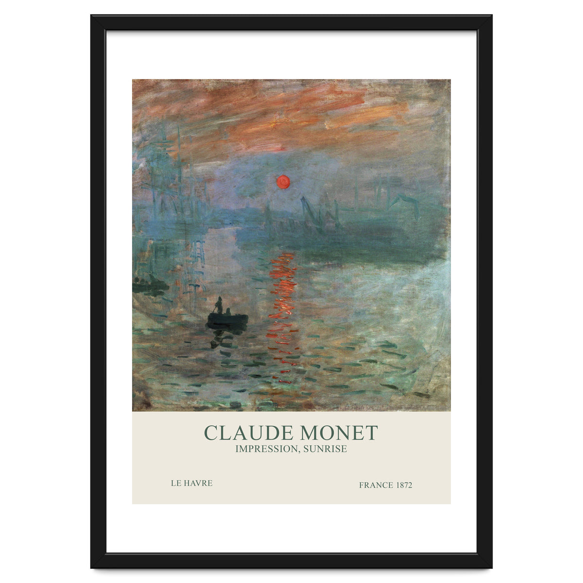 Claude Monet - Impression, Sunrise