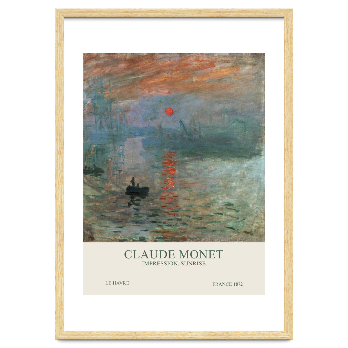 Claude Monet - Impression, Sunrise