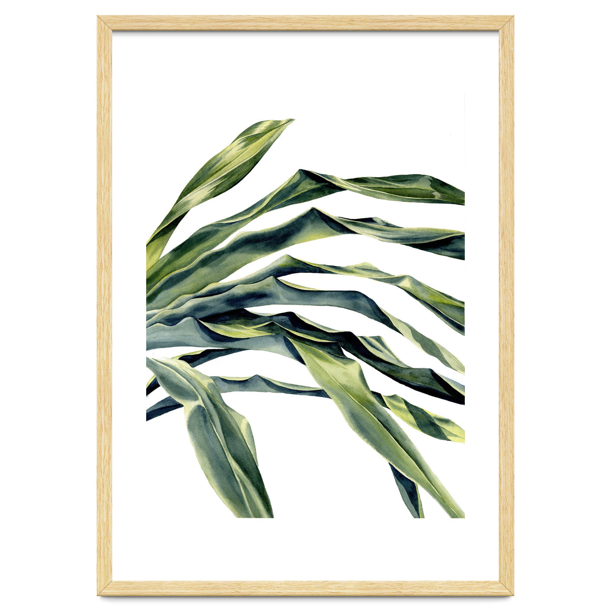 Green Palm Leaves