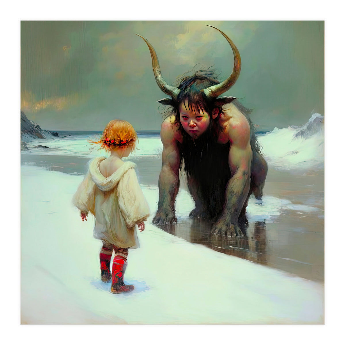 Friendly Confrontation (Print Only)