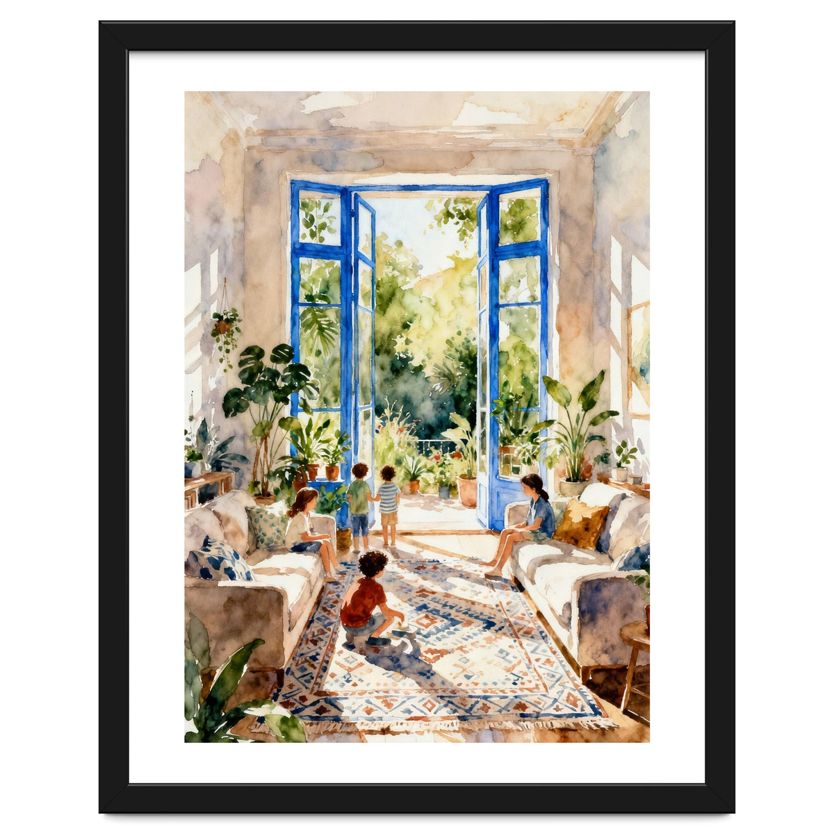 Matisse Inspired Family Room