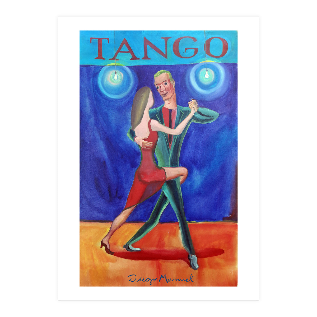 Afiche De Tango  (Print Only)