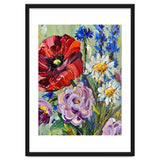Vibrant Wildflower Meadow Oil Painting thumbnail