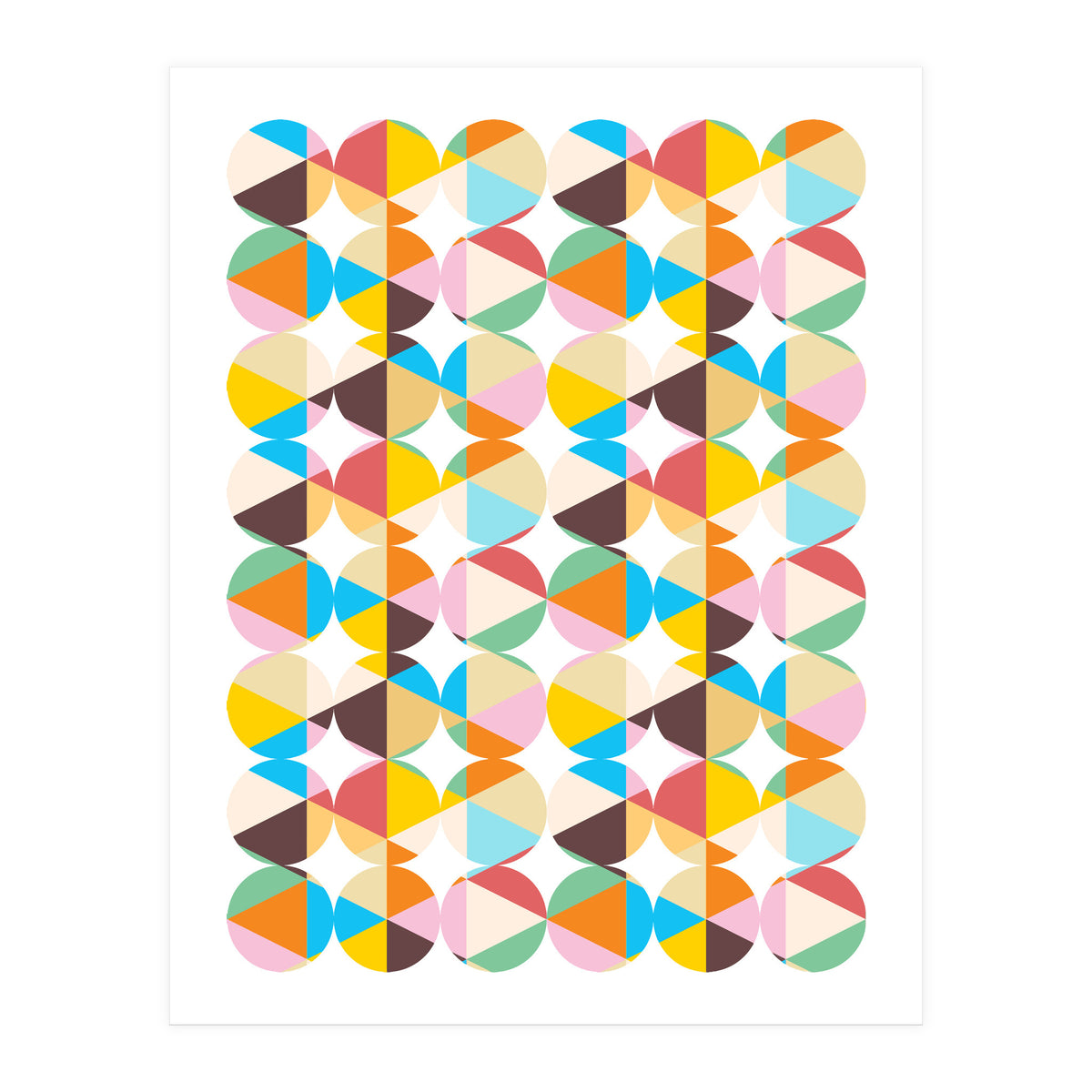 Retro Geometry #society6 #decor #buyart (Print Only)