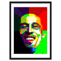 Bob Marley Reggae Icon Pop Art WPAP