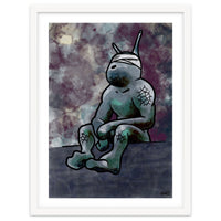 Sitting Sluggy (Lwuba 049 Meku Sitting Watercolor)