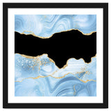 Blue & Gold Glitter Agate Texture 03 thumbnail