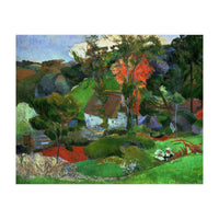 Paul Gauguin / 'Aven running through Pont-Aven', 1888, Oil on canvas. (Print Only)