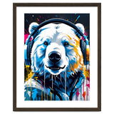 Polar Bear In Headphones, Graffiti thumbnail