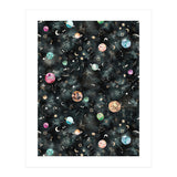 Galaxy Astrology Astronomy Constellations Gold (Print Only) thumbnail