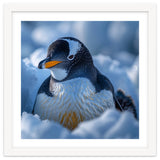 Gentoo Penguin In Its Natural Snowy Habitat thumbnail