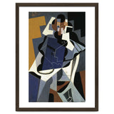 Juan Gris (Madrid, 1887-Boulogne-sur-Seine, 1927). Seated Woman (1917). Oil on panel. 116 x 73 cm. thumbnail