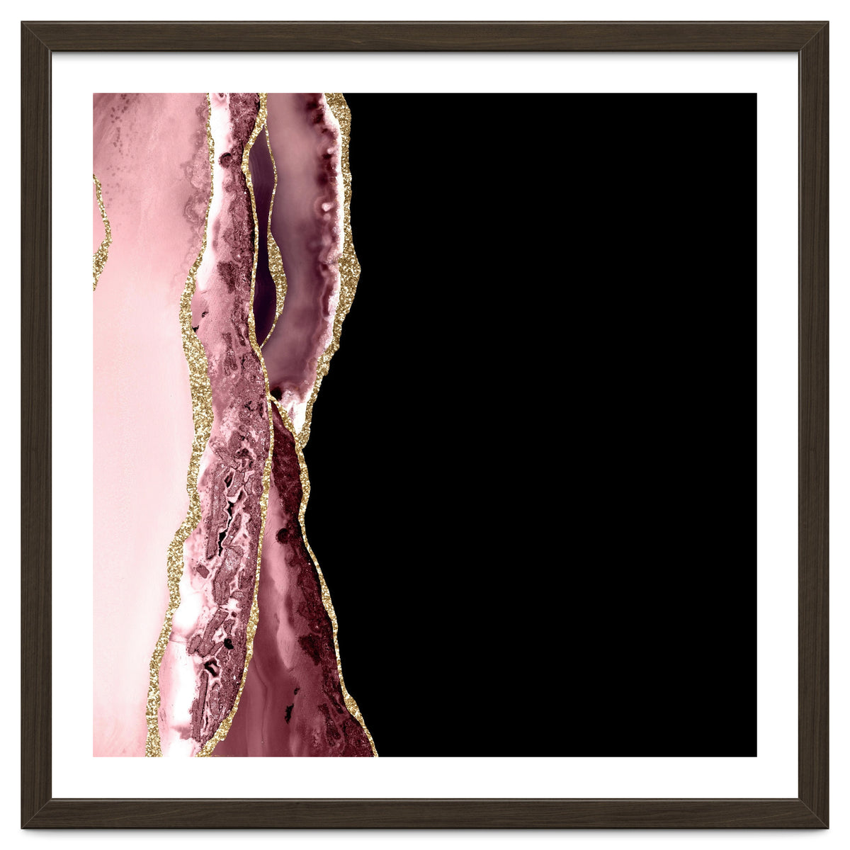 Blush & Gold Agate Texture 04