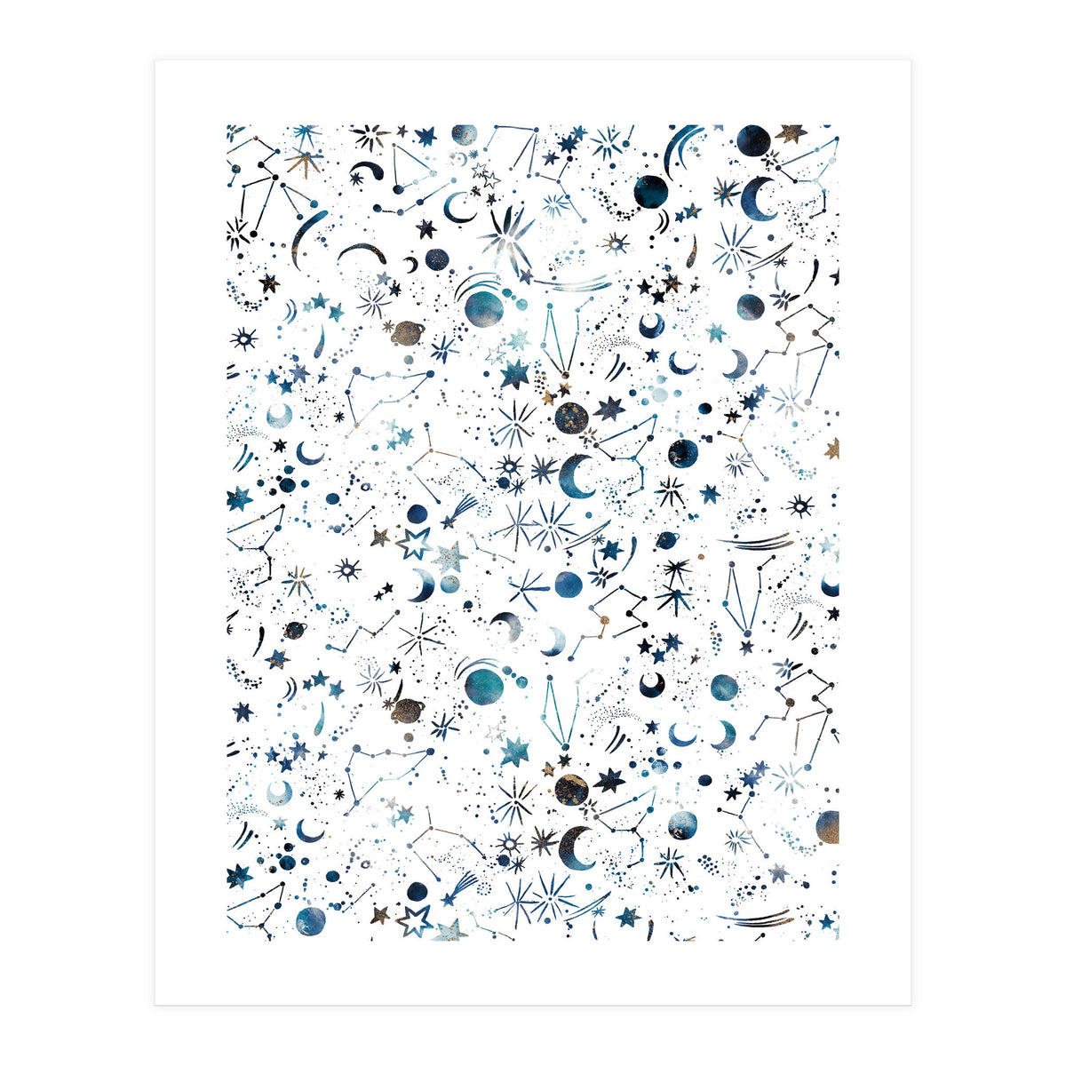 Astrology Space Planets Constellation (Print Only)