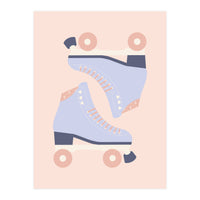 Lavender Retro Roller Skates (Print Only)