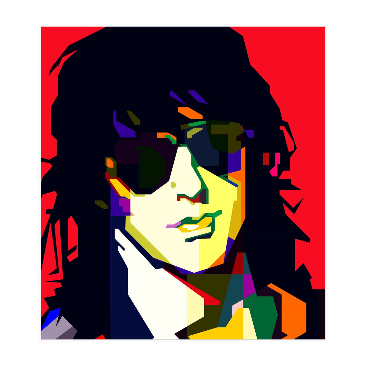 Izzy Stradlin Guitarist Pop Art WPAP (Print Only)