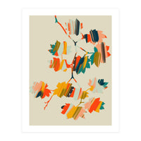 colorful hanging maple leaves (Print Only)