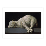 Agnus Dei - ca.1635-40 - oil on canvas - 37,3 x 62 cm - Spanish Baroque - NP 7293. (Print Only) thumbnail