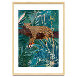 Leopard wearing shoes in the jungle thumbnail
