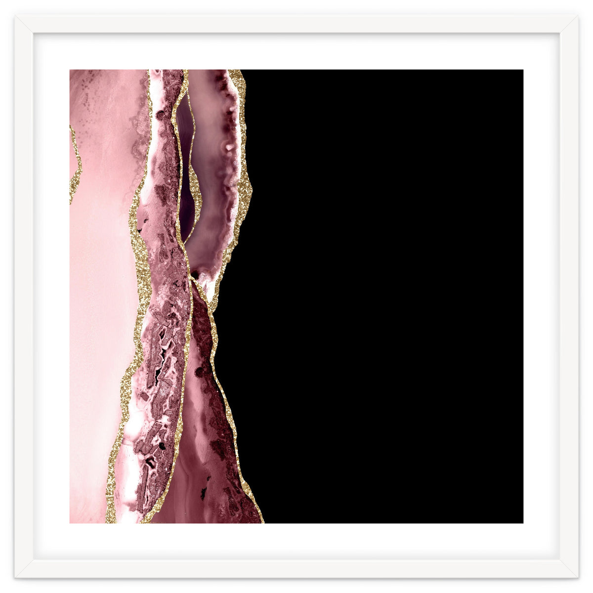 Blush & Gold Agate Texture 04