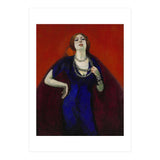 The Blue Dress. Date: 1911. Dimensions: 146.2 cm x 114.4 cm, 161.0 cm x 129.4 cm. (Print Only) thumbnail