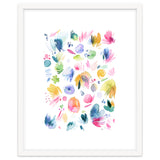 Abstract Watercolor Summer Flowers I thumbnail