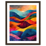 Abstract Rainbow Mountain Landscape thumbnail