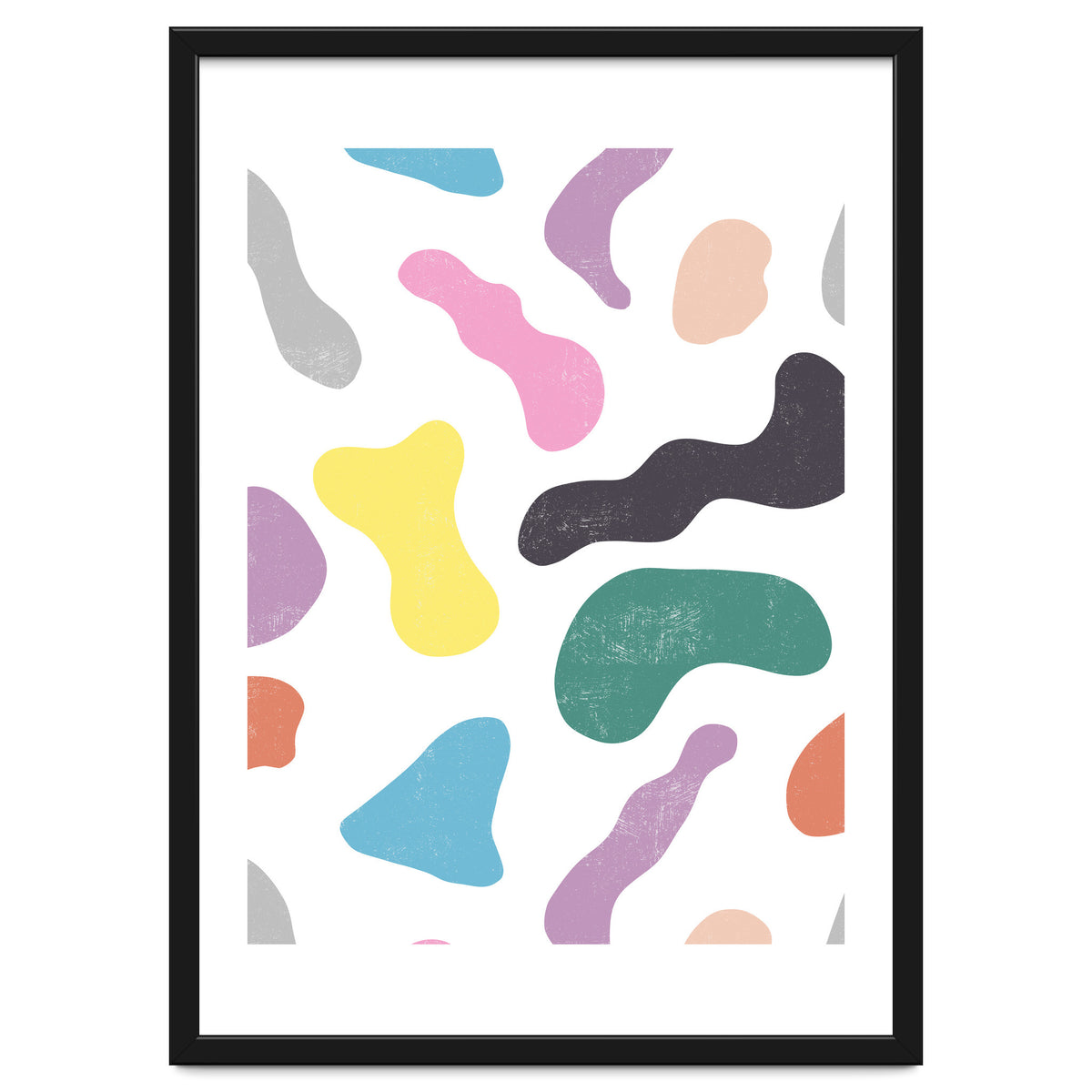 Abstract Organic Memphis Shapes