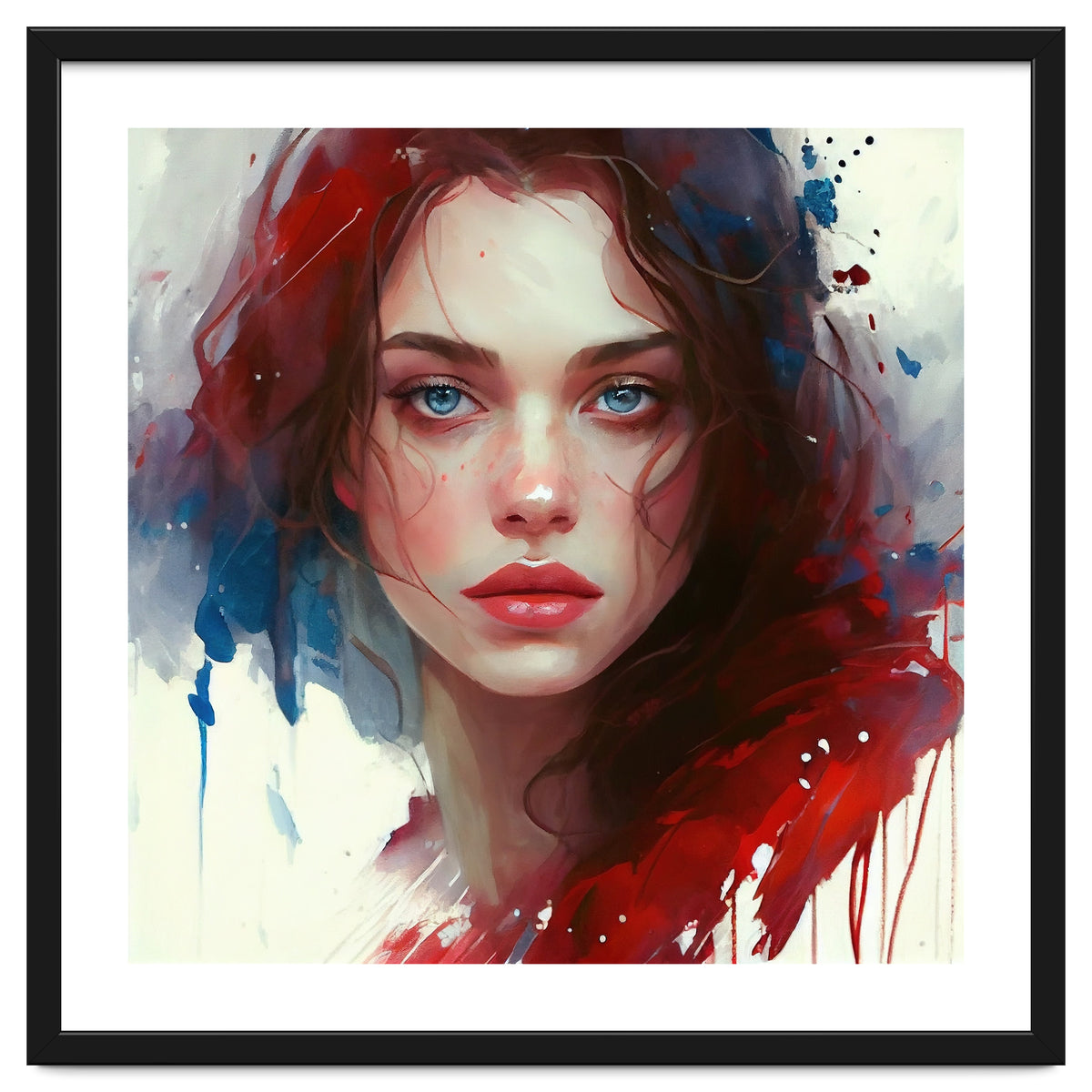 Modern Fairy Tale Blue Eyed Portrait