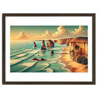 Vintage Australia, Great Ocean Road Poster