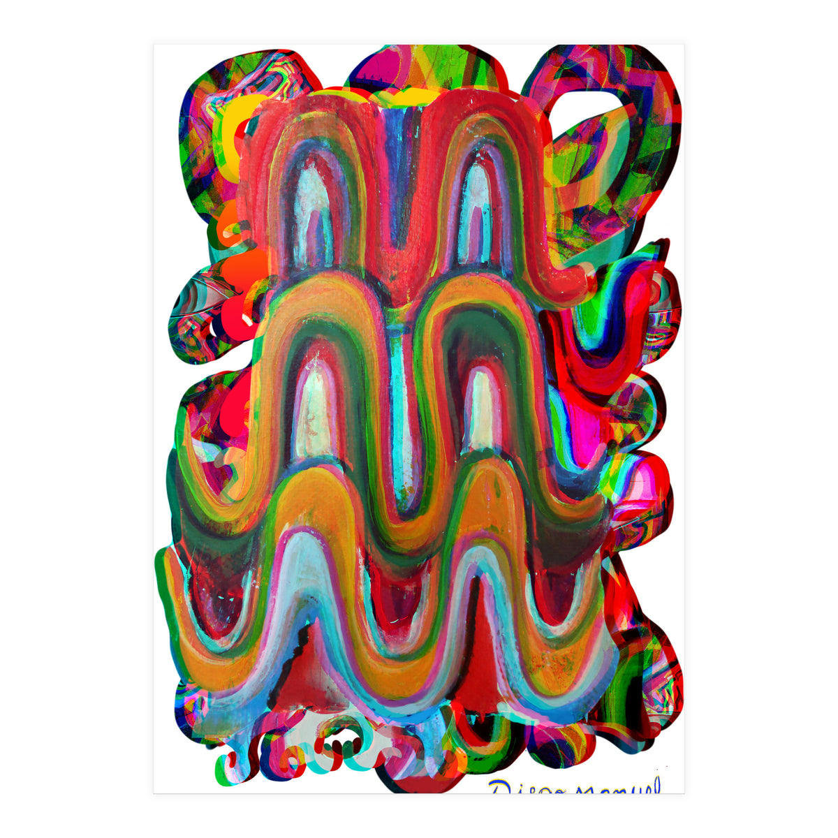 Pop Abstract Asimetrico 38 Copia (Print Only)
