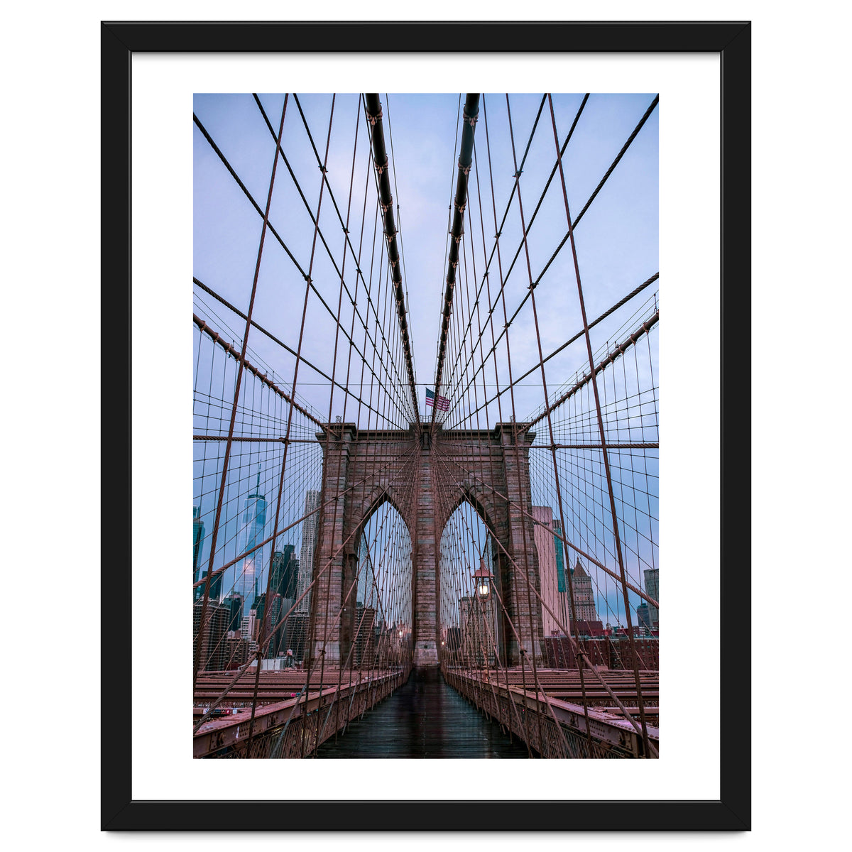 Brooklyn Bridge at Dawn, Iconic New York City Photography