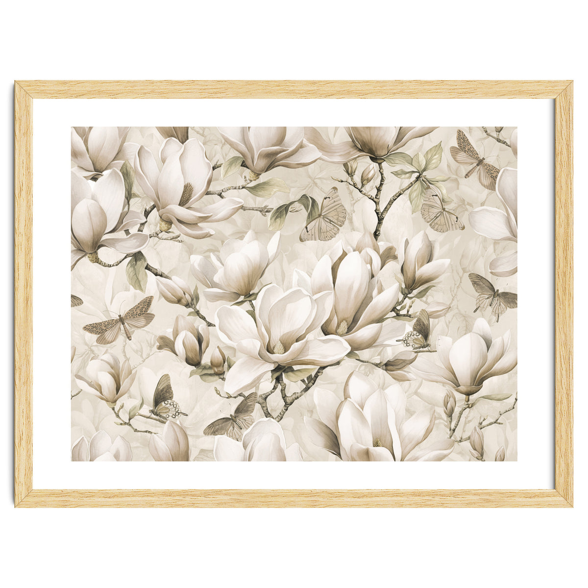 Magnolia And Butterfly Cream