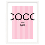 Paris Fashion Quote Art, Coco Chanel, Chic Decor thumbnail