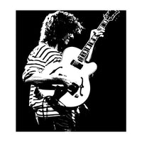 Pat Metheny American Jazz Musician in Monochrome (Print Only)