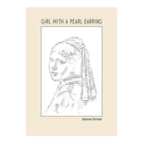 Girl With A Pearl Earring Johannes Vermeer Ascii Art (Print Only) thumbnail