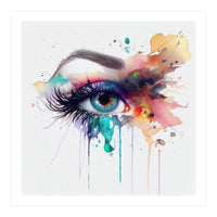 Watercolor Woman Eye #2 (Print Only)