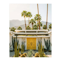 Palm Springs Mid-Century Modern Art, Desert Vibe Architecture, Retro Aesthetic Travel (Print Only)