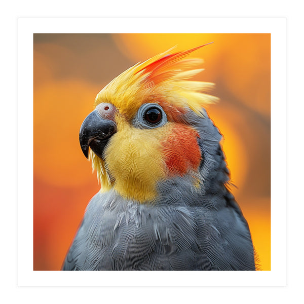 Cockatiel Parrot Close Up  (Print Only)