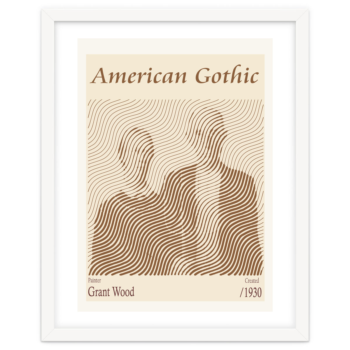 American Gothic – Grant Wood (1930)