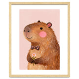 Capybara Kindergarten Nursery Art thumbnail