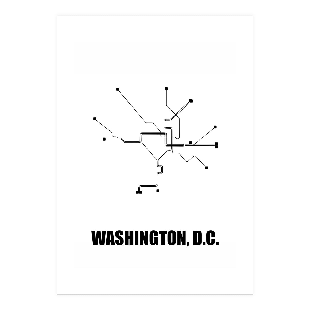 Washington DC Subway (Print Only)