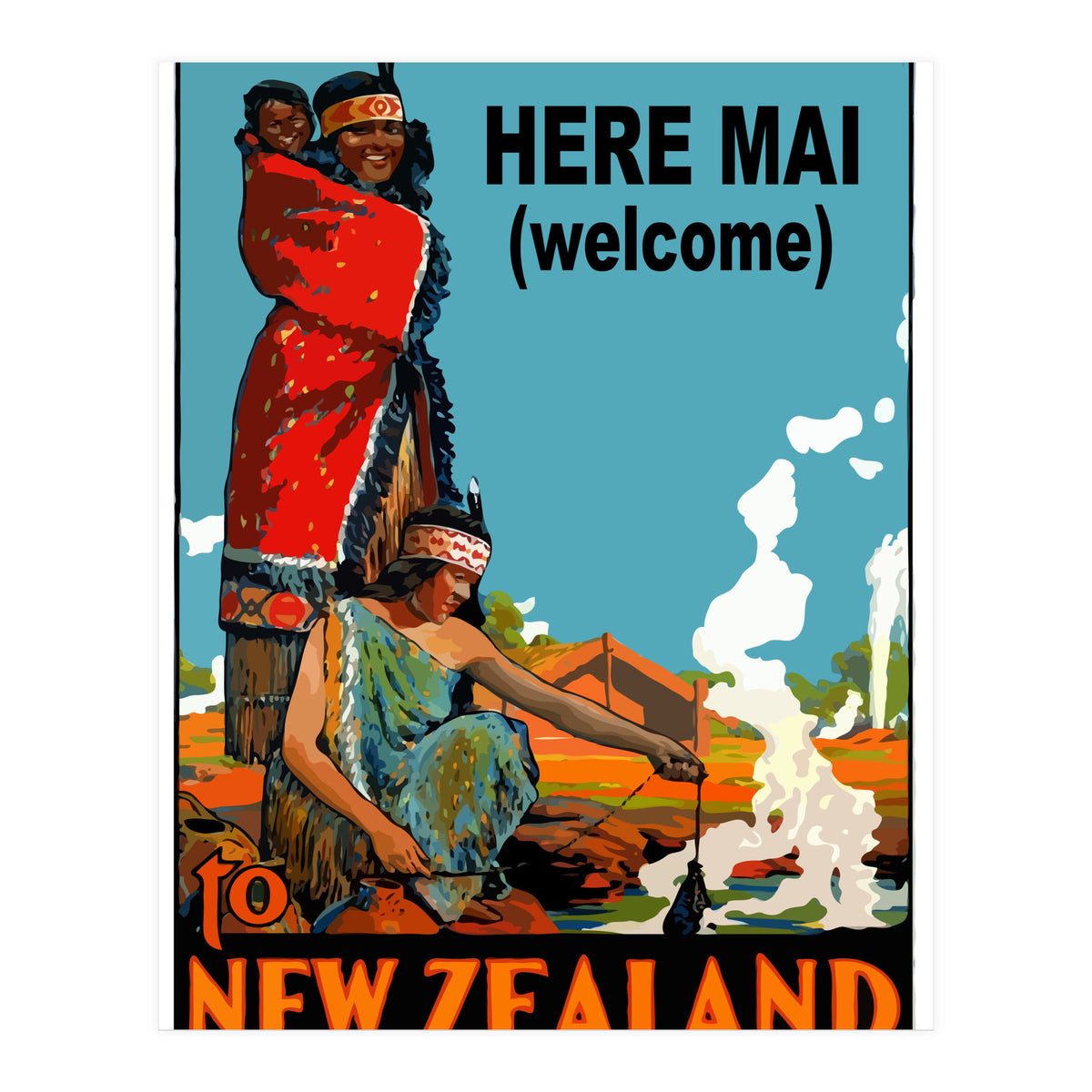 New Zealand, Welcome (Print Only)