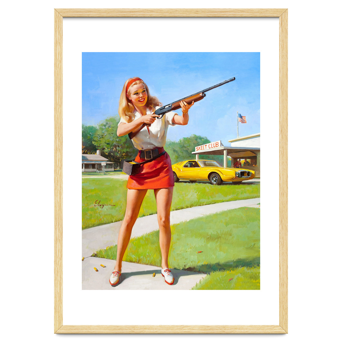 Pinup Shooting Girl