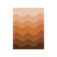 Brown gradient design  (Print Only)