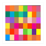Colorful Rainbow Squares Patch (Print Only) thumbnail