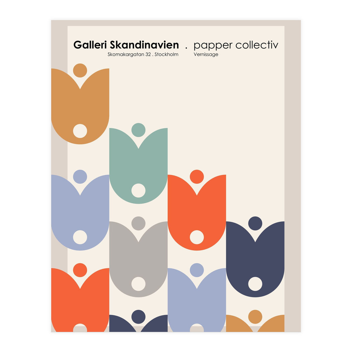 Stockholm Galleri Skandinavien Art Exhibition Poster (Print Only)
