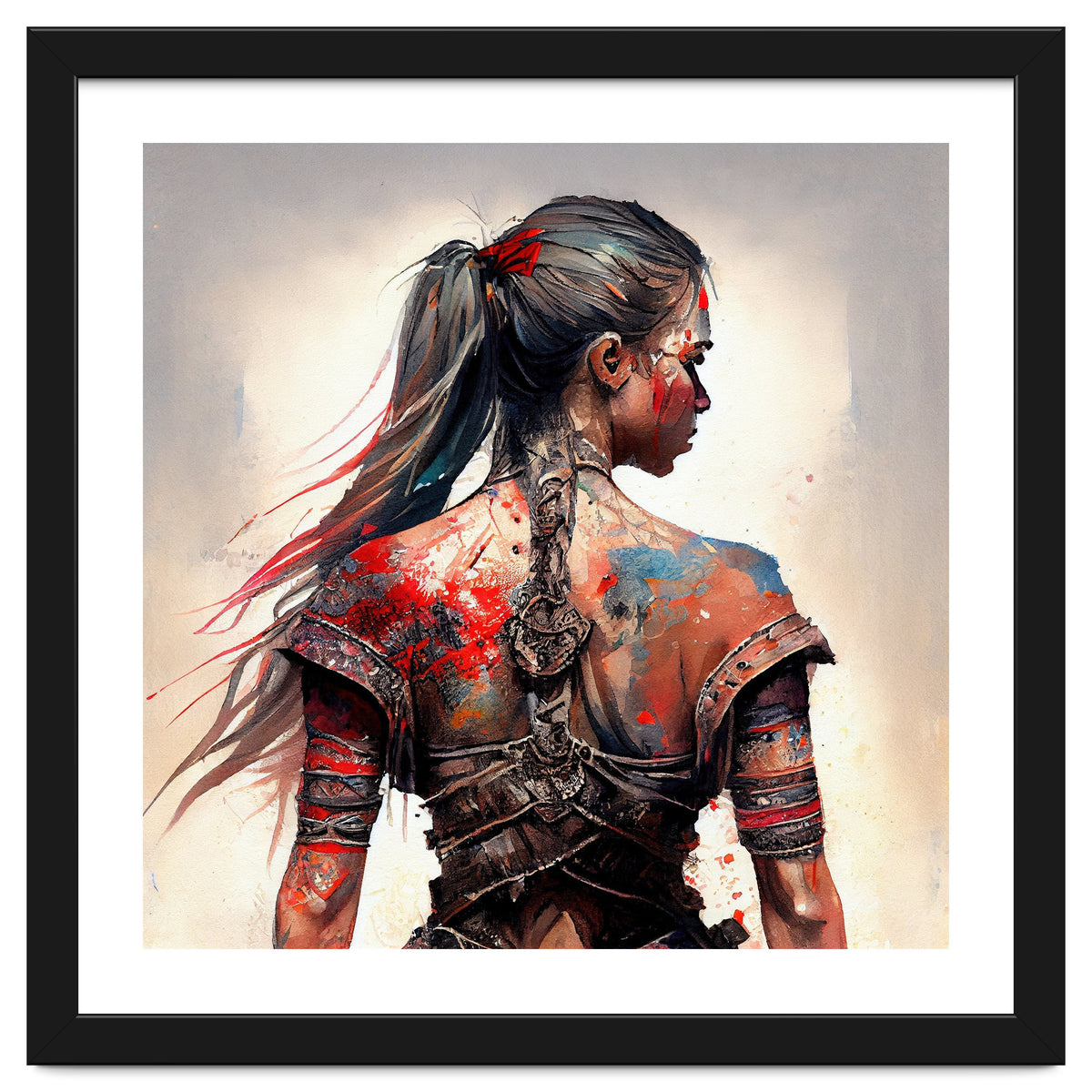 Powerful Warrior Back Woman #4