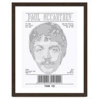 Receipt Art Paul Mc Cartney