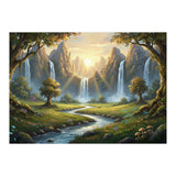 Enchanted Waterfall Meadow (Print Only) thumbnail